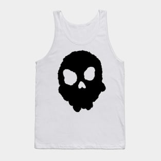 Skull Black Logo Streetwear Tank Top